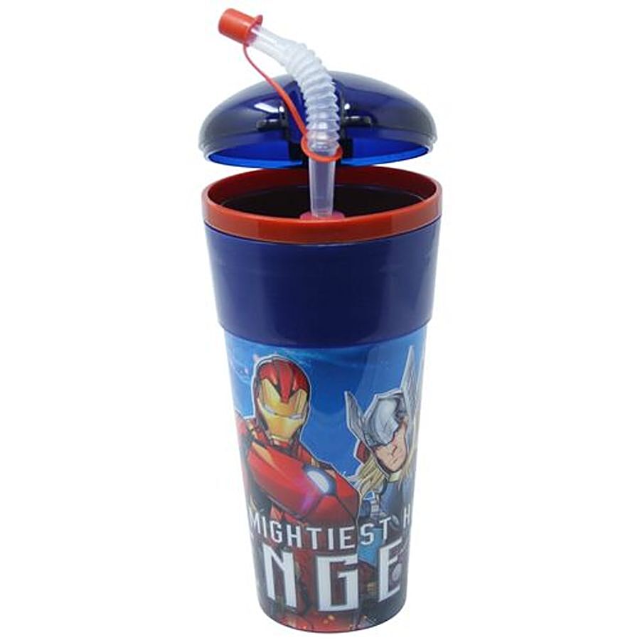 Hm International Marvel Avengers 2-In-1 Snackeez Bottle With Snack Box