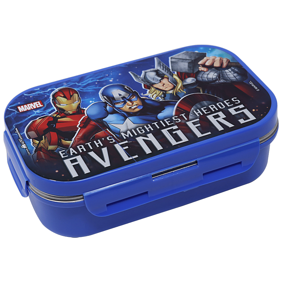 Hm International Marvel Avengers Insulated Stainless Steel Lunch Box/Tiffin Box - HMPCLB 73307-AV