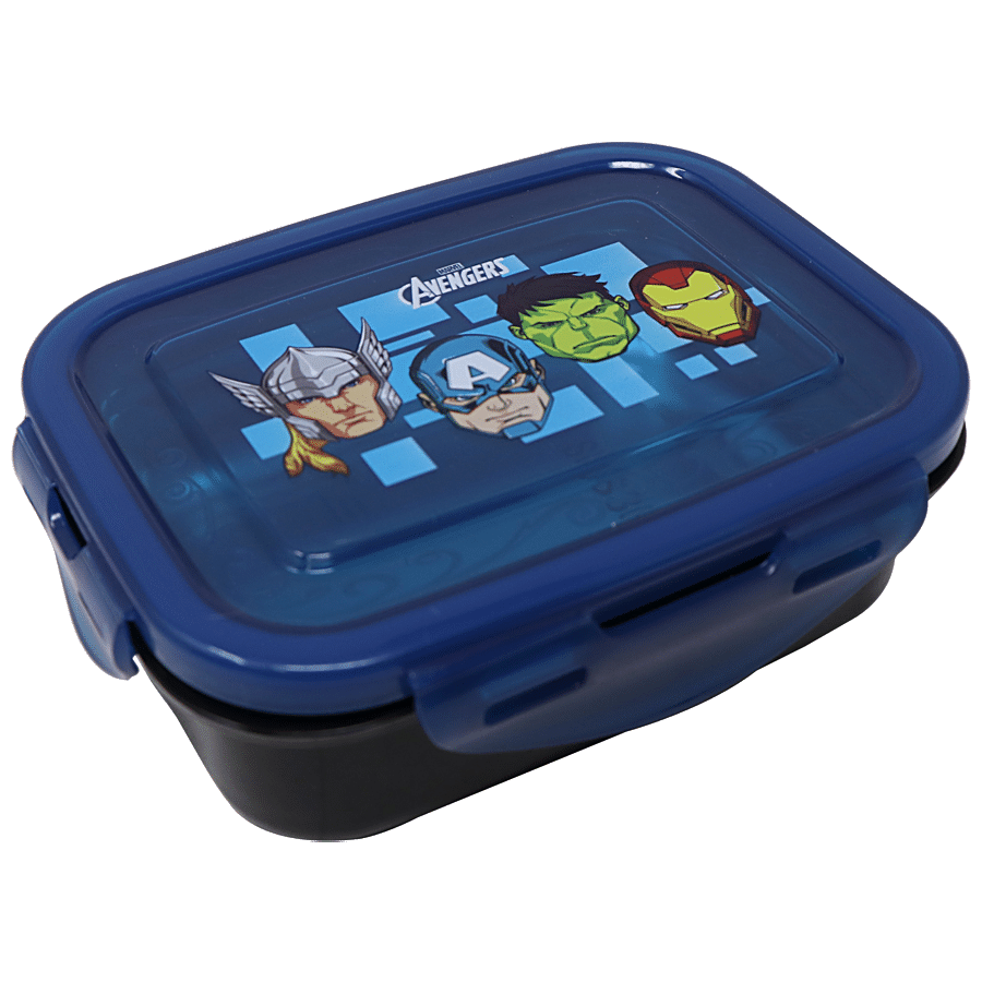 Hm International Marvel Avengers Small 304 Stainless Steel Lunch Box/Tiffin Box - HMHTLB 73357-AV