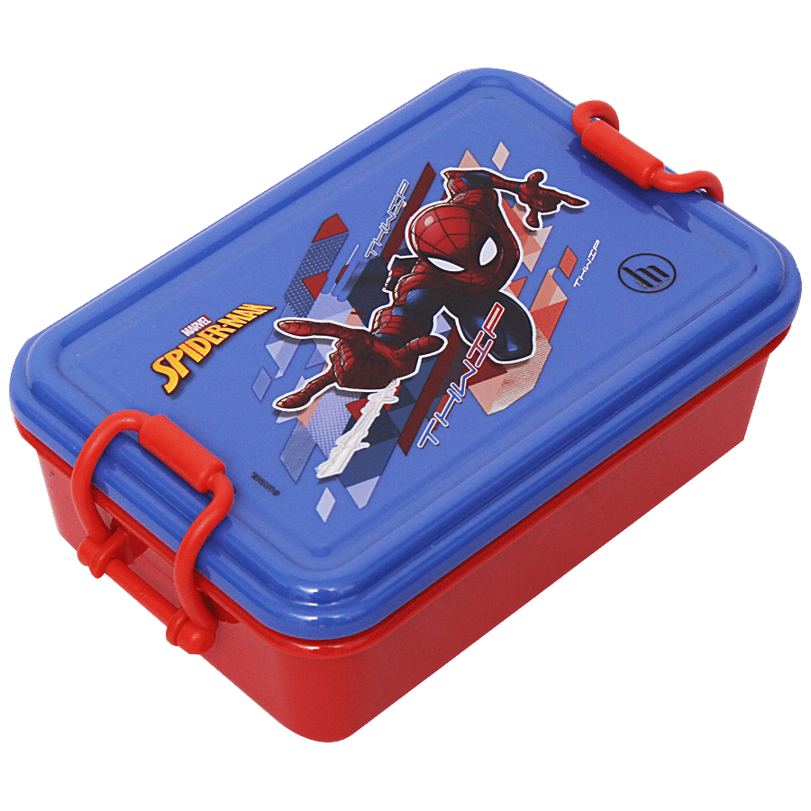 Hm International Marvel Spider Man 304 Stainless Steel Lunch Box/Tiffin Box - HMWWLB 00814-SPM