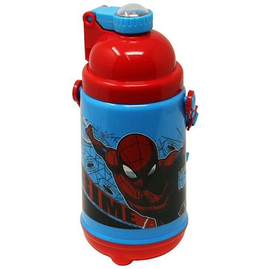 Hm International Marvel Spiderman Double Wall Insulated Kids Sipper Bottle