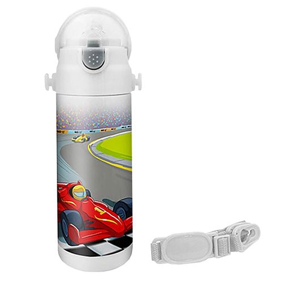 Hot Muggs Insulated Stainless Steel Easy Sip Bottle - Wanna Be A Racer