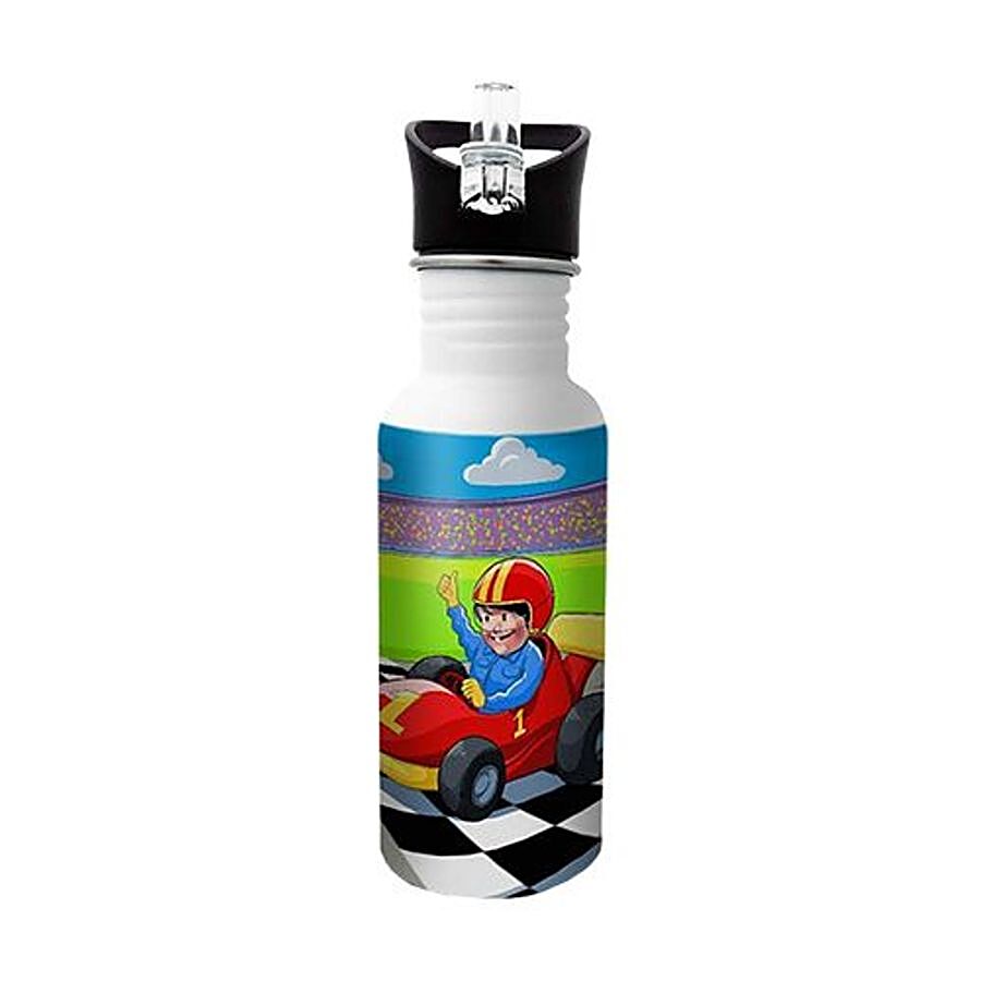 Hot Muggs Stainless Steel Sipper Cap Bottle - Want To Be A Racer