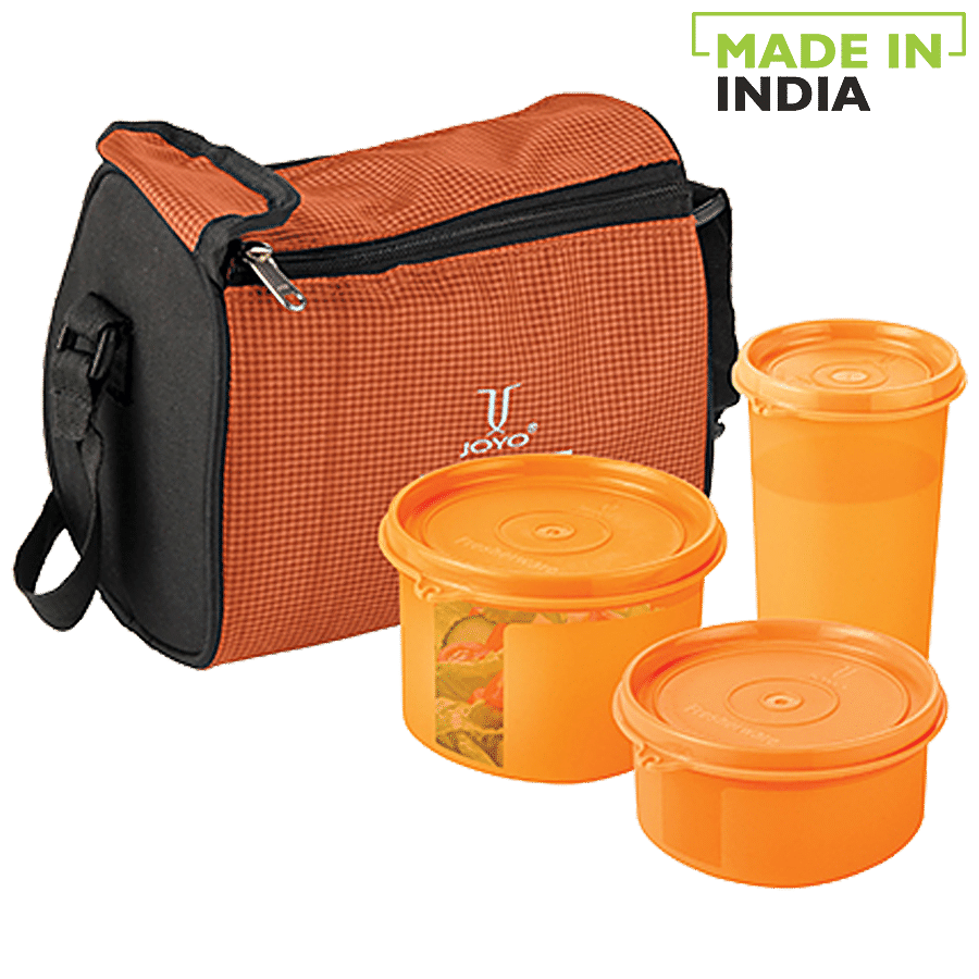 JOYO Fresherware Airtight Bento Set - Orange