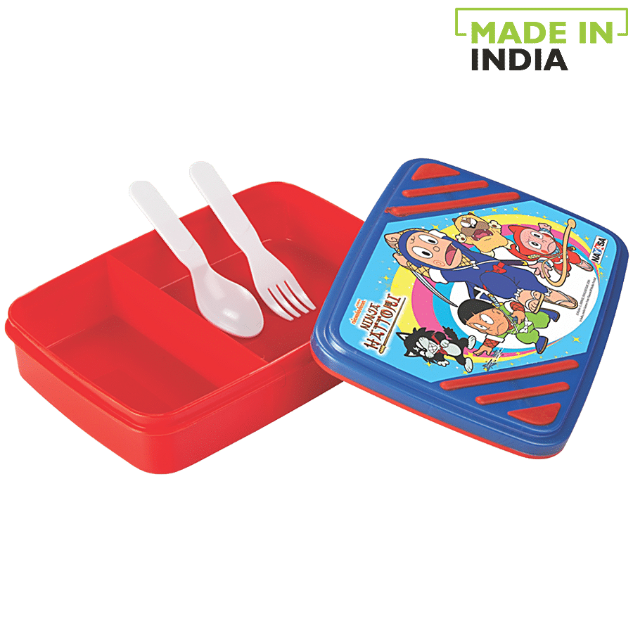 Nayasa Spill Guard No.4 Kids Lunch Box - Red