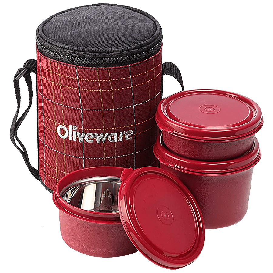 Oliveware Infinite Lunch Box With Bag - Air-Tight