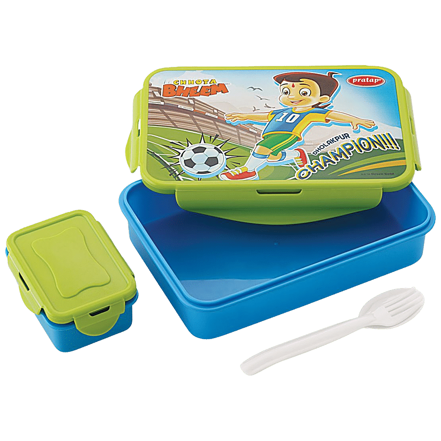 Pratap Hyper Lock Chhota Bheem Lunch Box - Lightweight