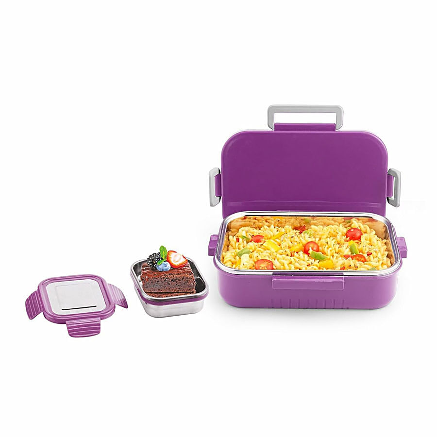 Signoraware Chipmunk Stainless Steel Insulated Kids Lunch Box - With Container