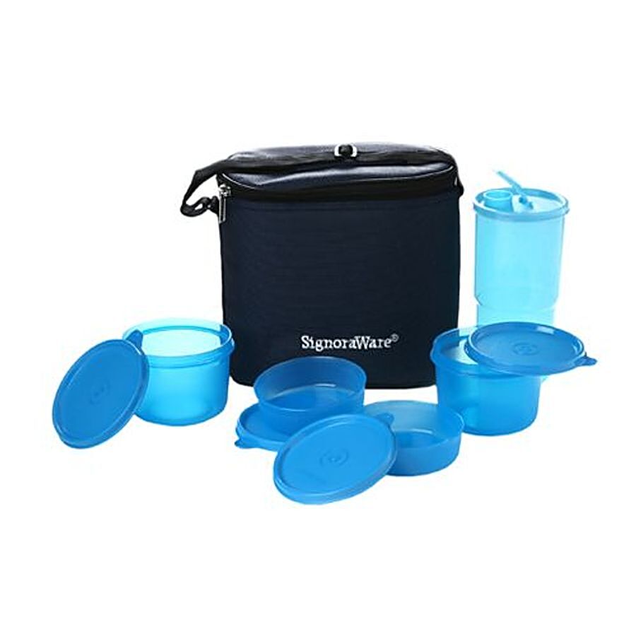 Signoraware Combo Executive Lunch Big With Bag - Blue 520