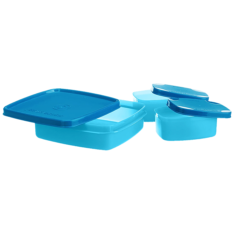 Signoraware Hot N Cute Polypropylene Lunch Box With Bag - Blue