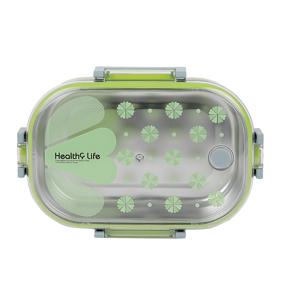 Tedemei Plastic & Stainless Steel Lunch Box/Tiffin Box - Leak Proof