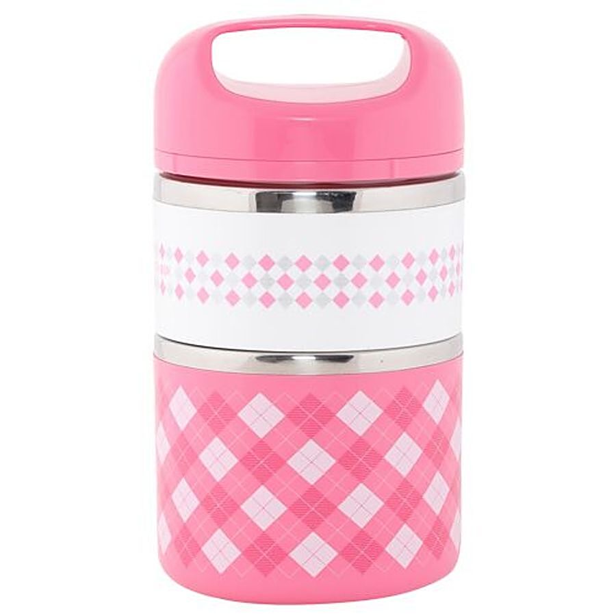 Tedemei Stainless Steel Lunch Box/Tiffin Set - Pink BB 575 1