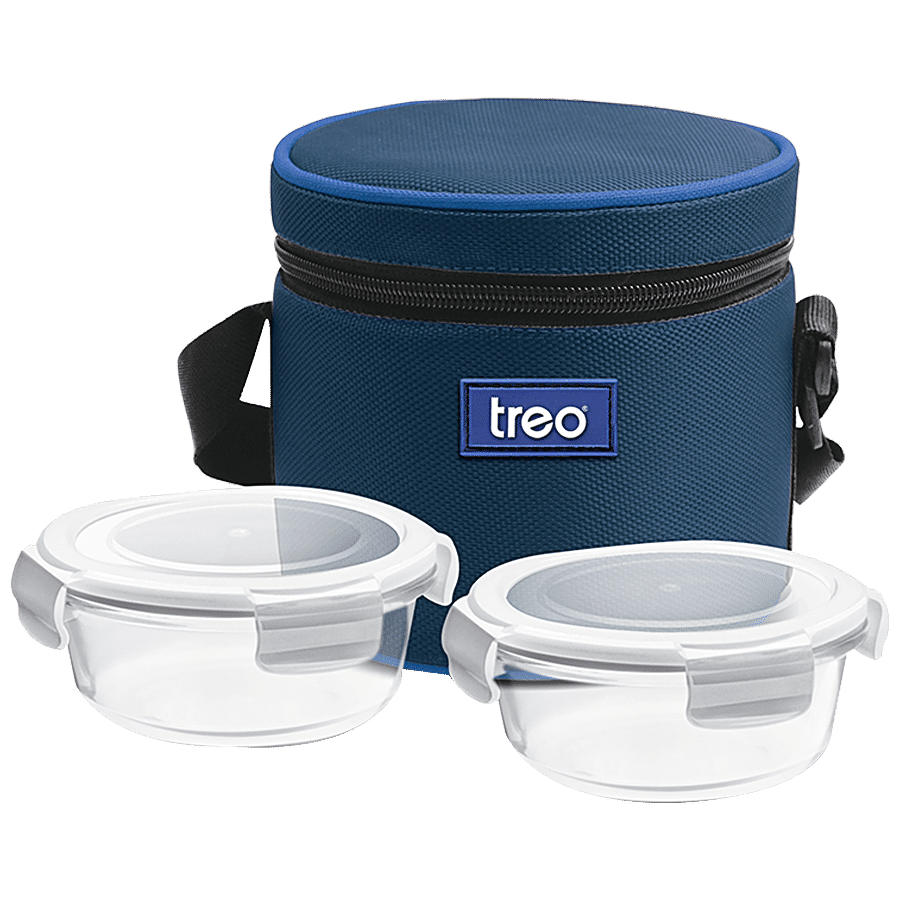 Treo Health First Lunch/Tiffin Box - Round