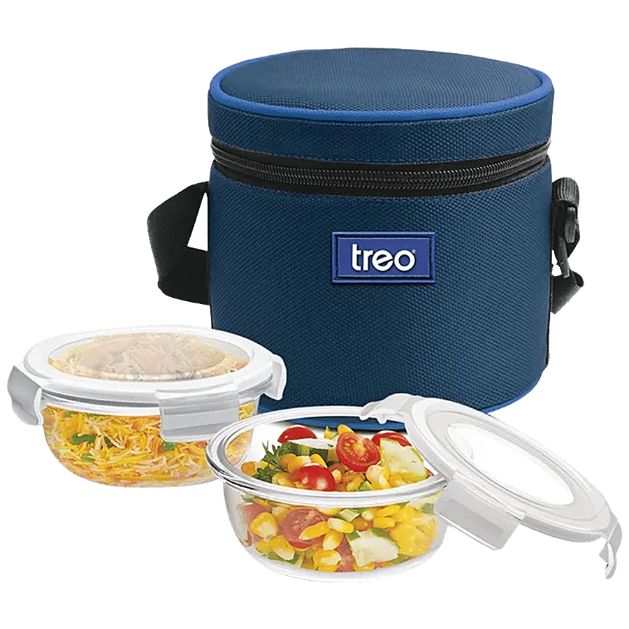 Treo Health First Lunch/Tiffin Box - Round