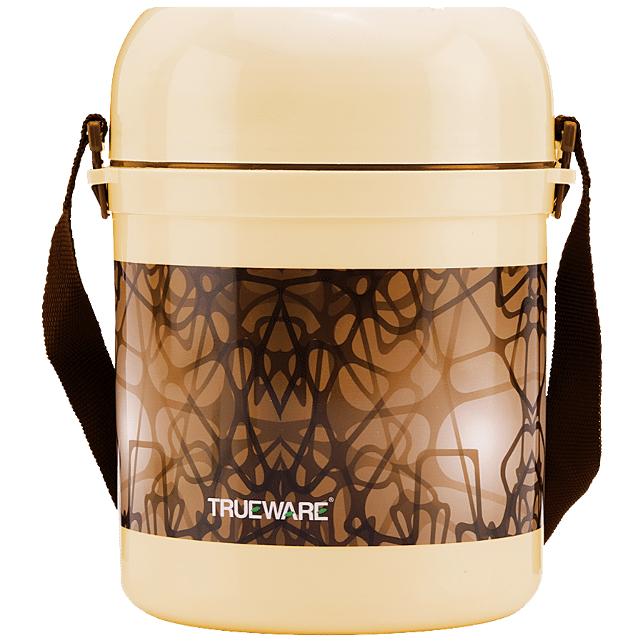 Trueware Foody 3 Insulated Tiffin Lunch Box - With Stainless Steel Containers