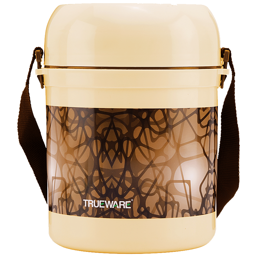 Trueware Foody Lunch / Tiffin Box With Plastic Containers - Insulated