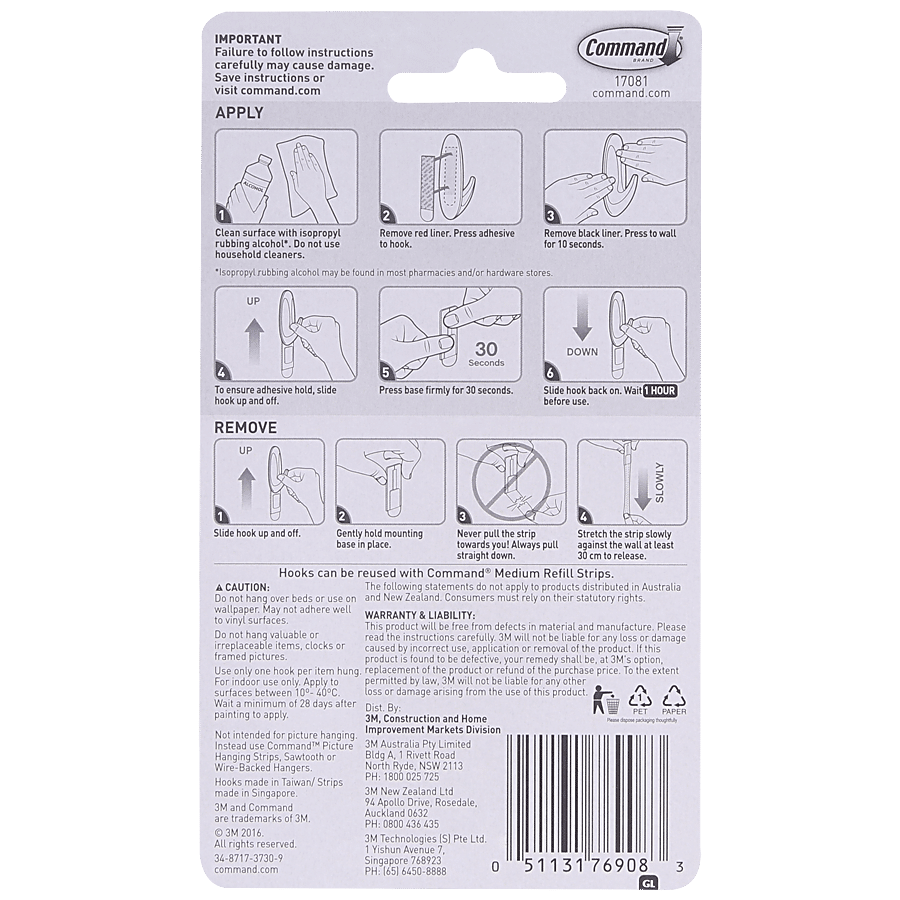 Command Medium Designer Hooks