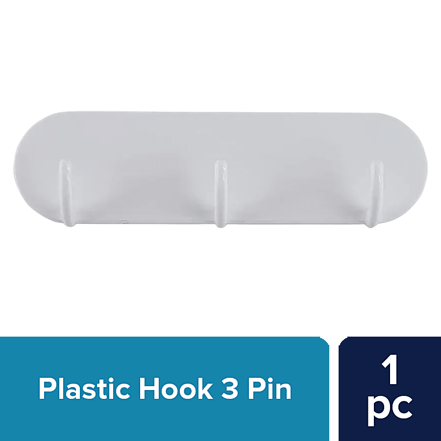 bb home Plastic Hook - Self Adhesive/Stickable