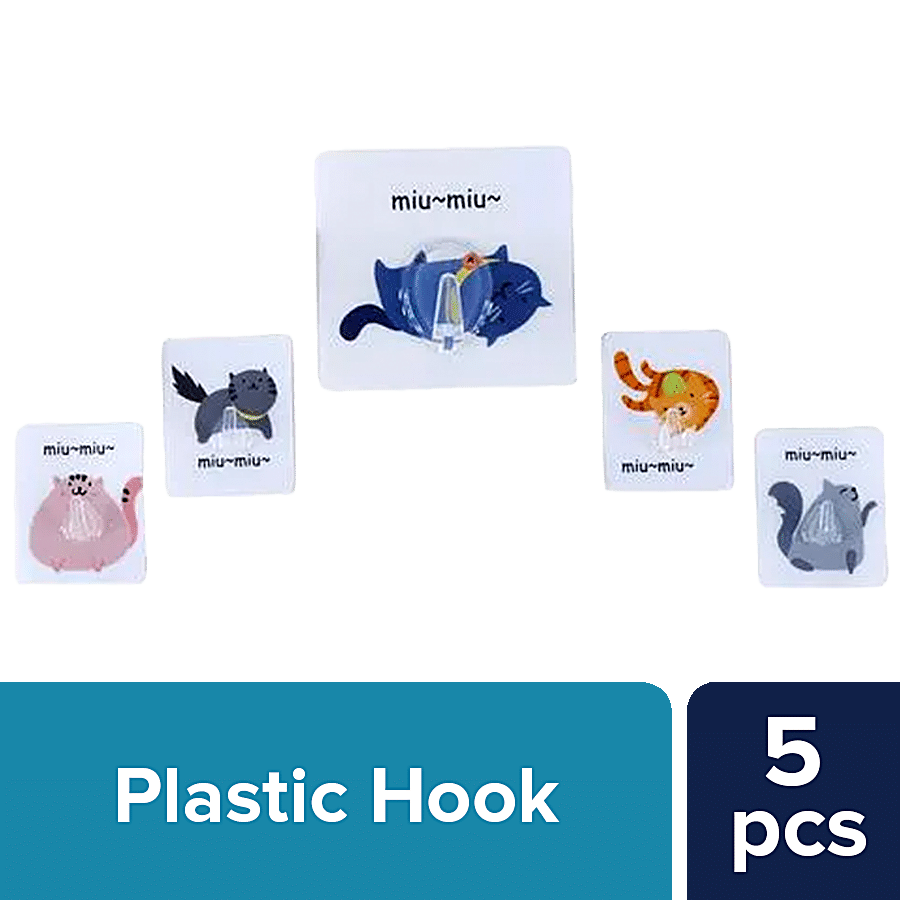 bb home Plastic Hook - Self Adhesive/Stickable