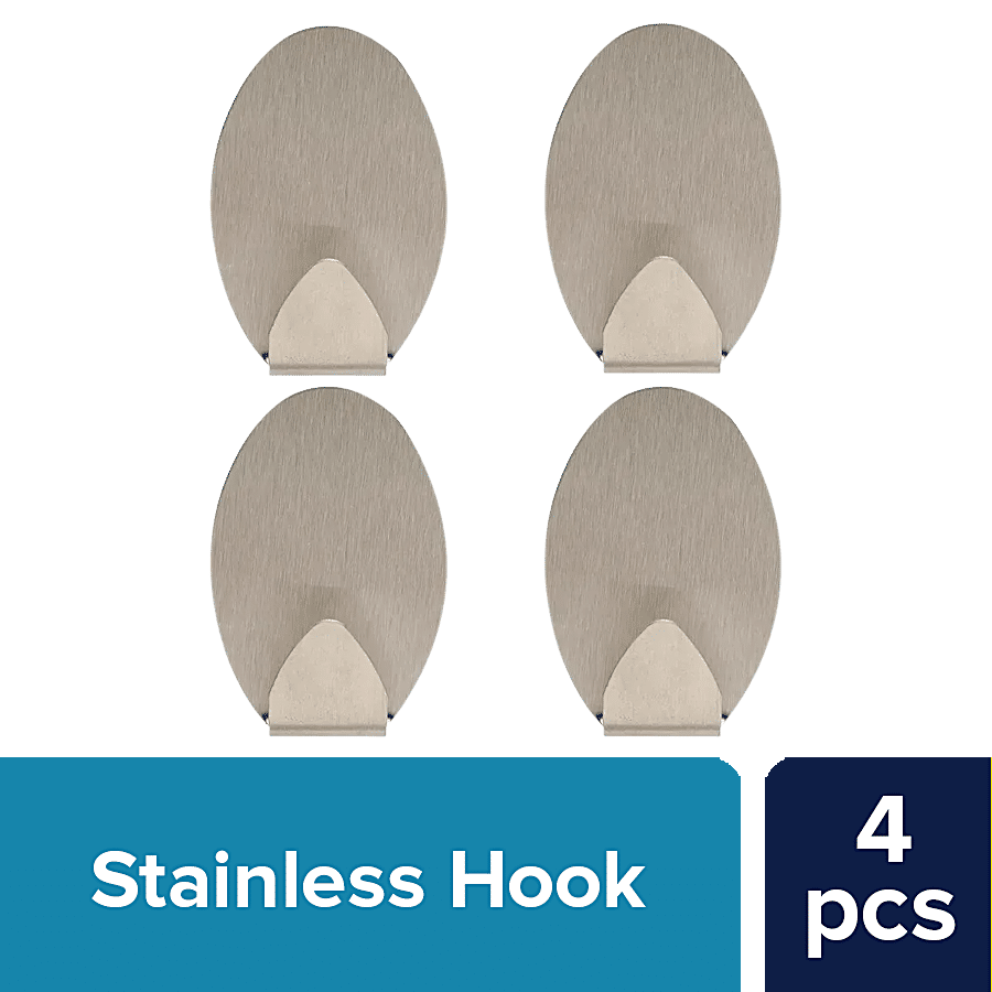 bb home Stainless Steel Hook - Self Adhesive/Stickable