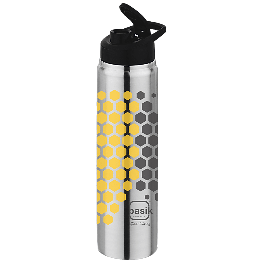 Basik EUREKA Black/Slliver Stainless steel Fridge Bottles