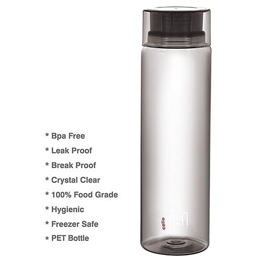 Cello H2O Unbreakable Water Bottle - Black