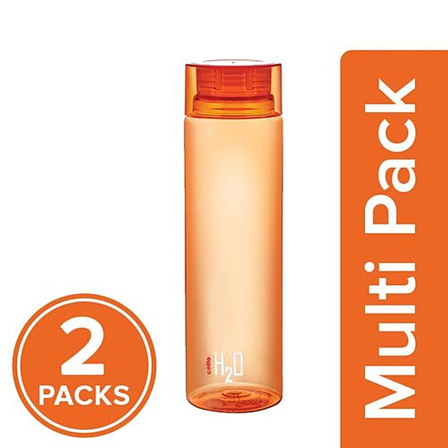 Cello H2O Unbreakable Water Bottle - Orange