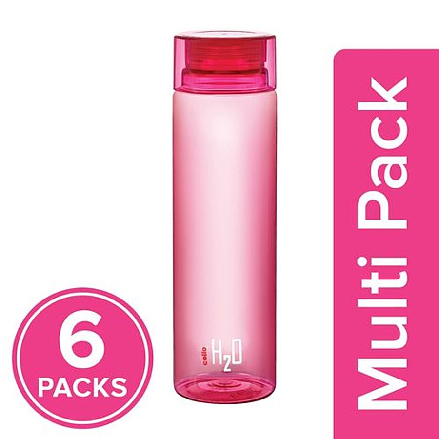 Cello H2O Unbreakable Water Bottle - Pink