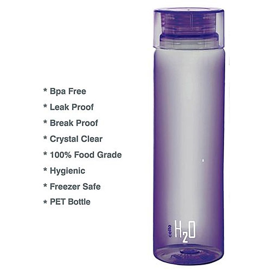 Cello H2O Unbreakable Water Bottle - Violet