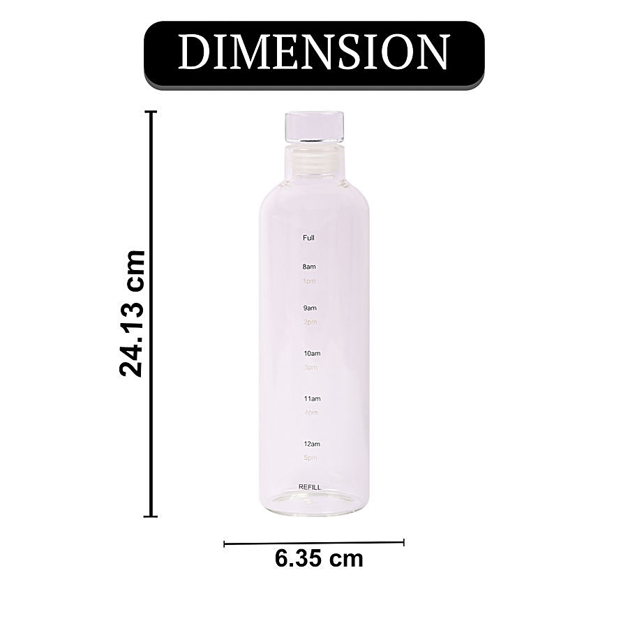 DP Borosilicate Glass Water Bottle