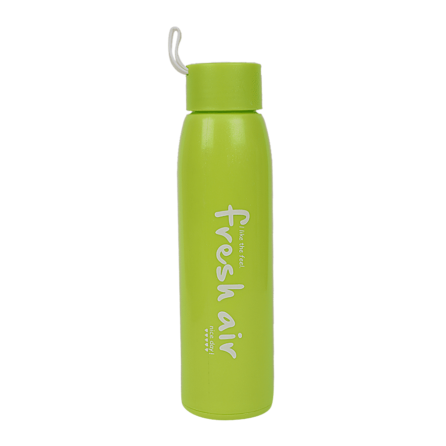 DP Borosilicate Glass Water Bottle With Plastic Outer - Green