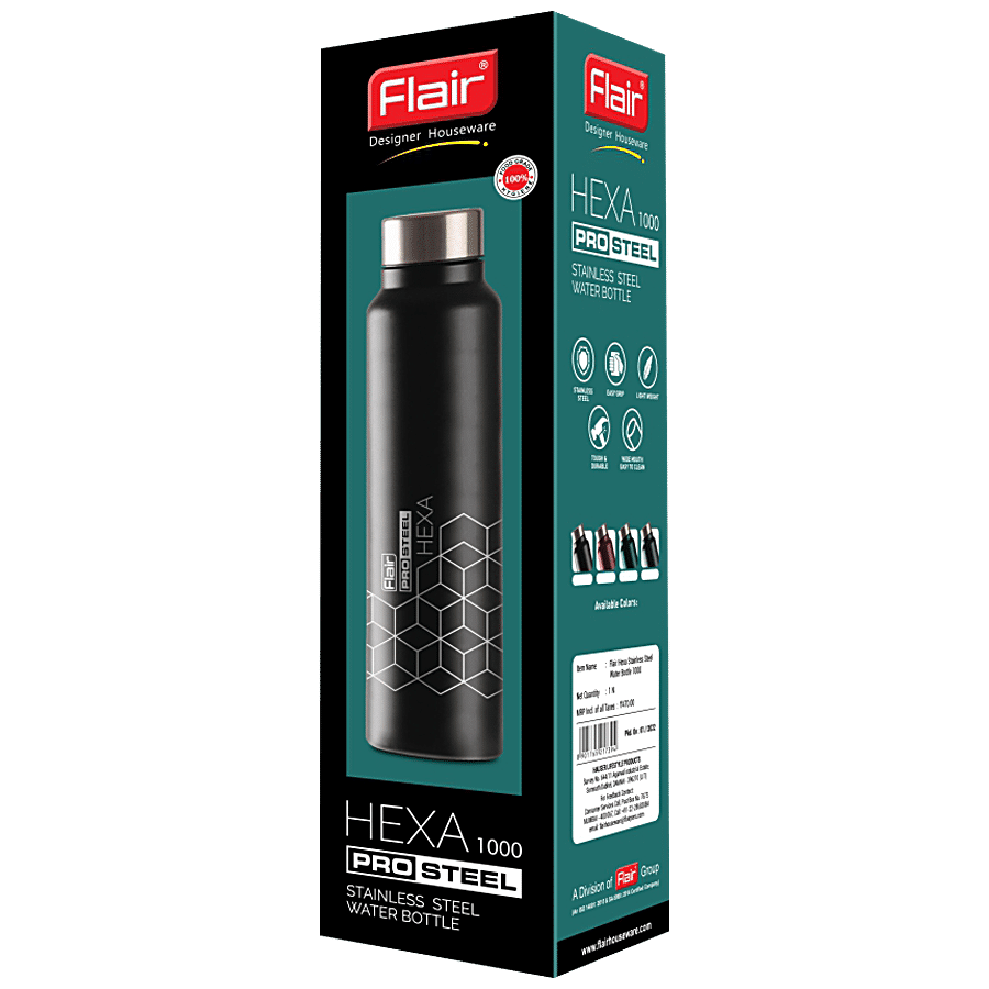 Flair Plastics Hexa Pro Steel - Stainless Steel Bottle