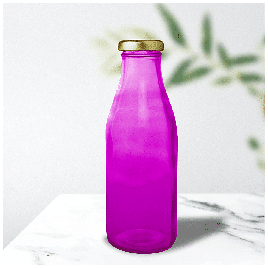 Glass Ideas  Bottle - Pink