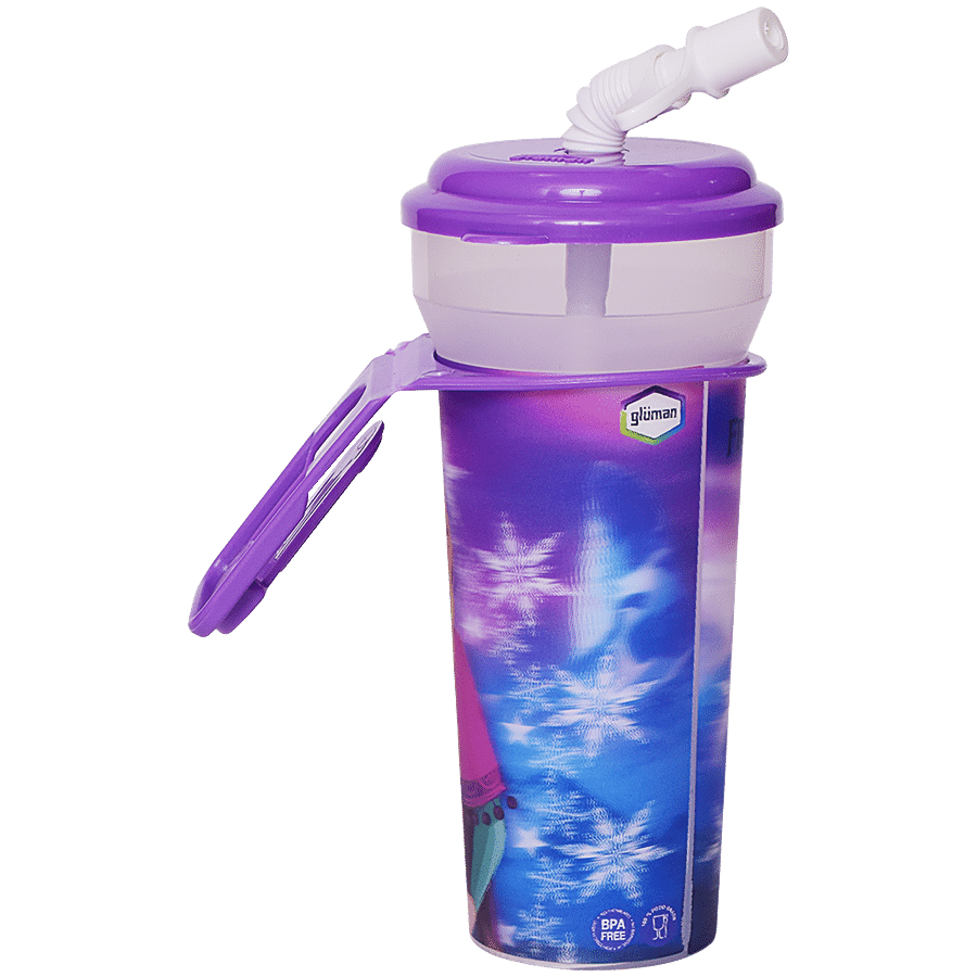 Gluman Disney 3D Frozen Sipper Water Bottle