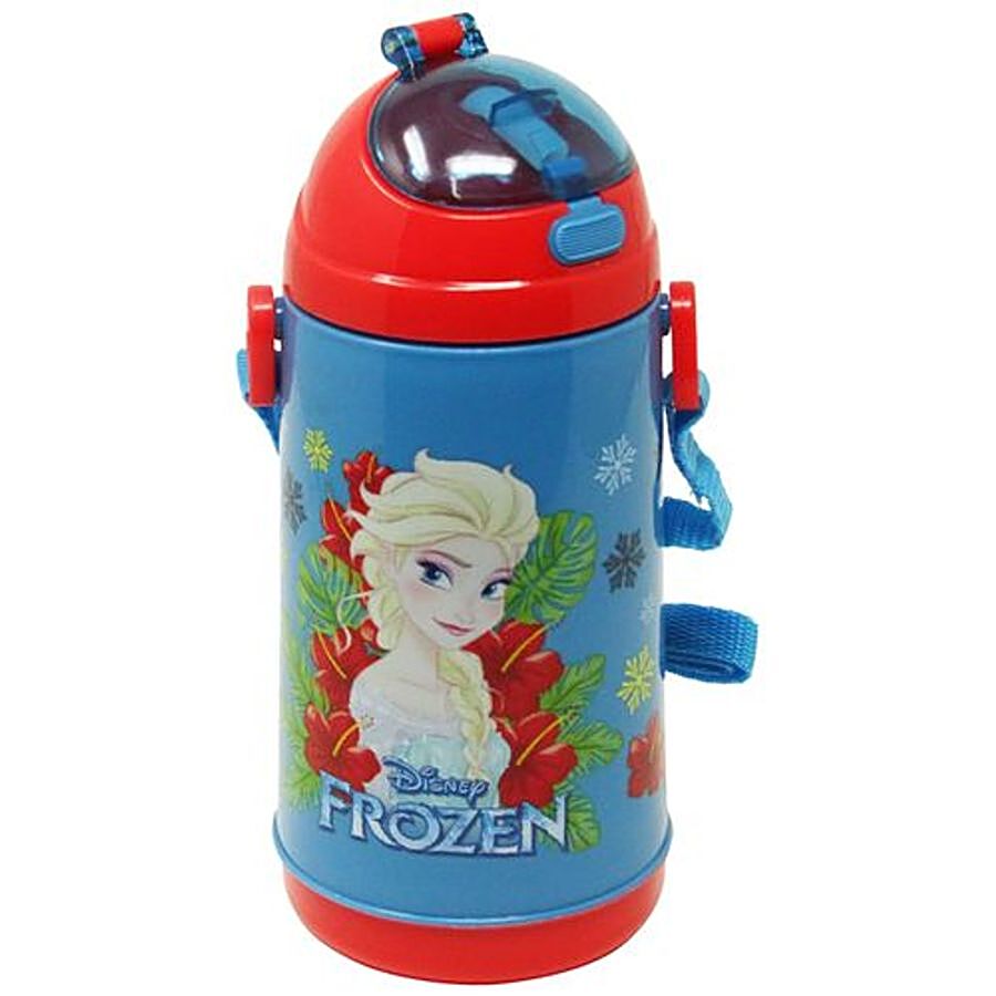 Hm International Disney Frozen Double Wall Plastic Sipper Kids Water Bottle