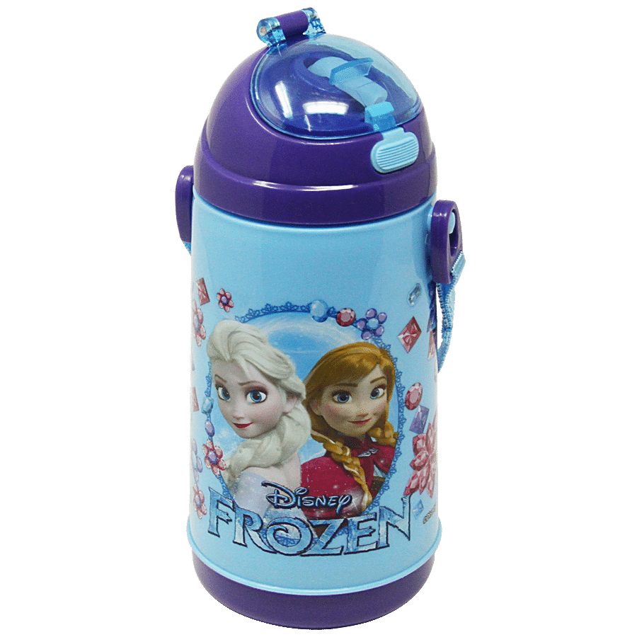 Hm International Disney Frozen Sisters Insulated Plastic Sipper Water Bottle