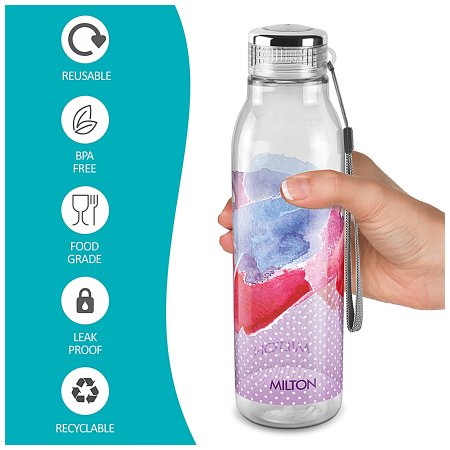 Milton Helix 1000 Pet Water Bottle - Purple BPA Free 100% Leak