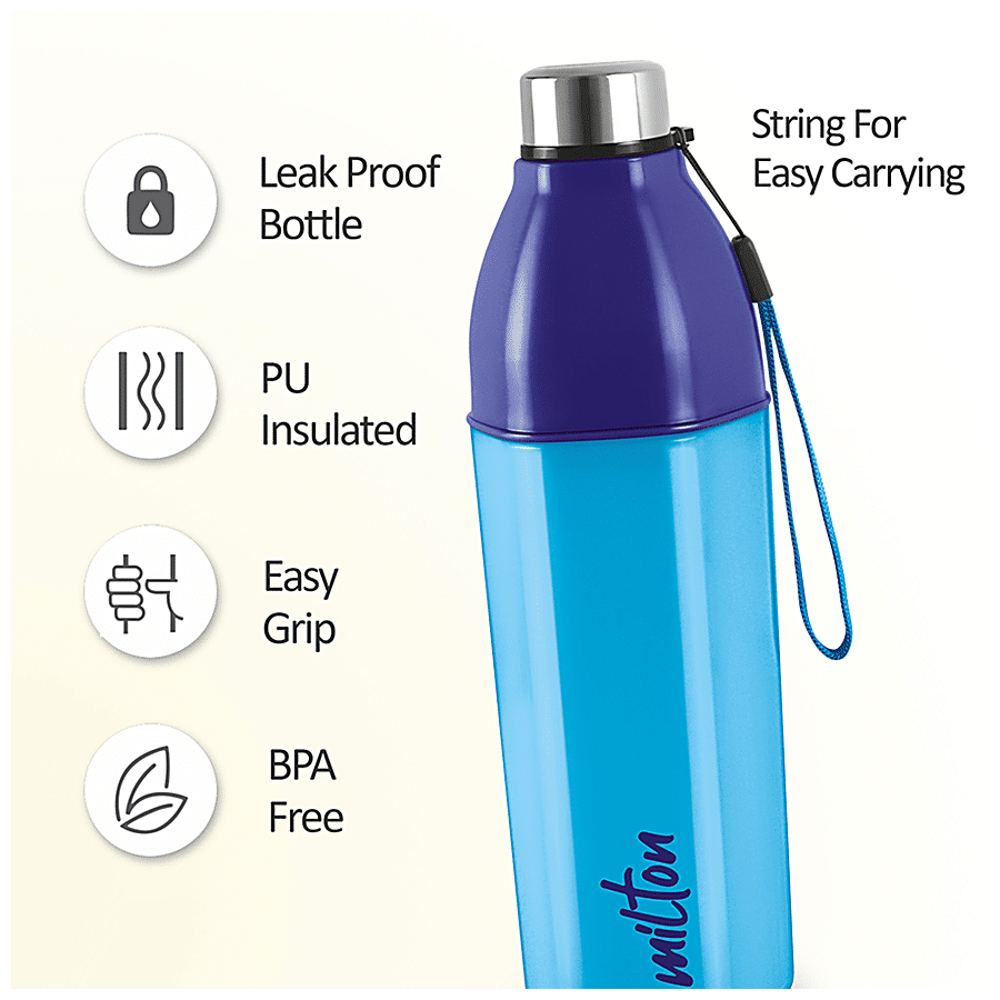 Milton Kool Hexone 900 Insulated Water Bottle - Blue