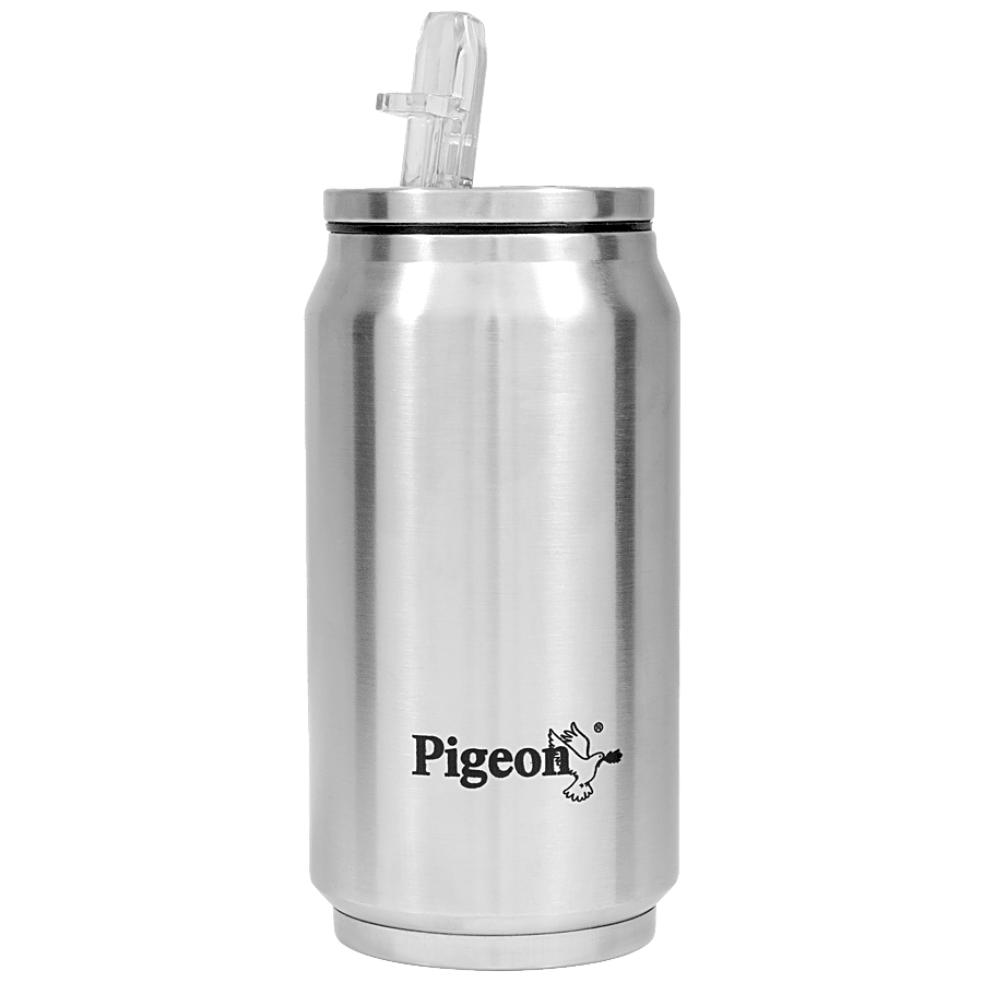 Pigeon Stainless Steel Water Bottle Cola Bottle - SILVER