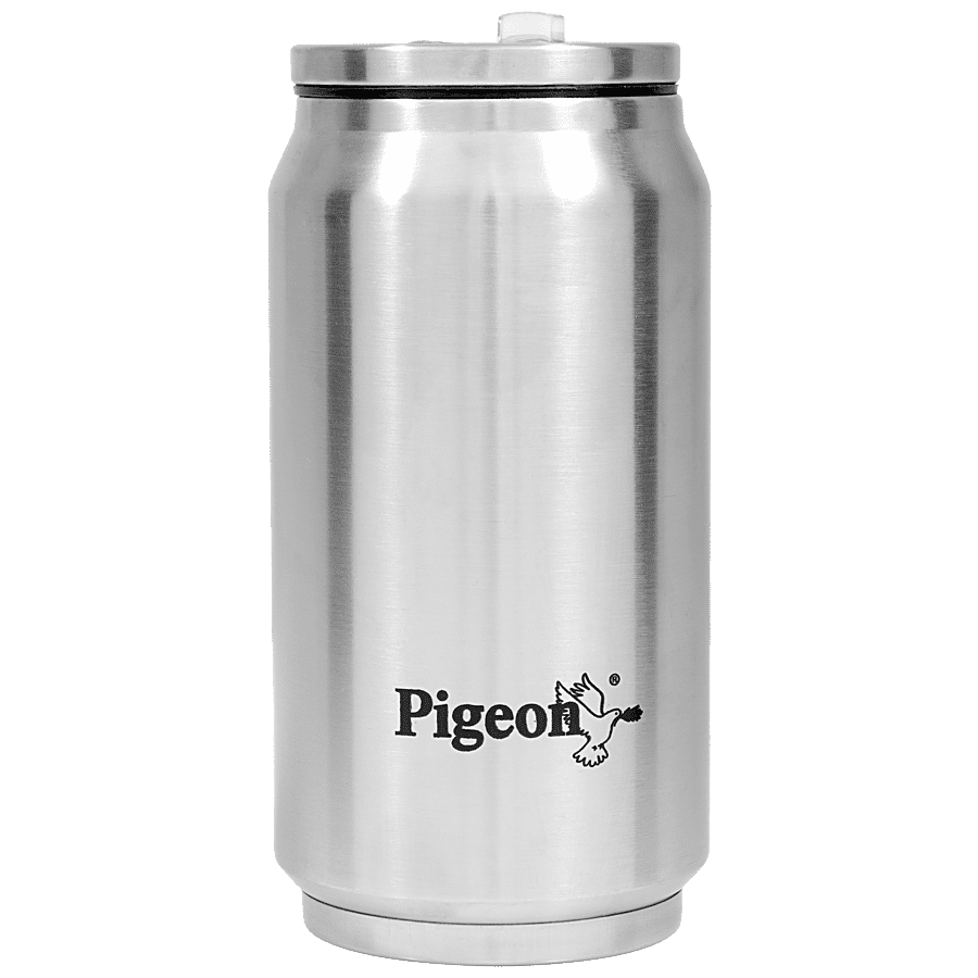 Pigeon Stainless Steel Water Bottle Cola Bottle - SILVER