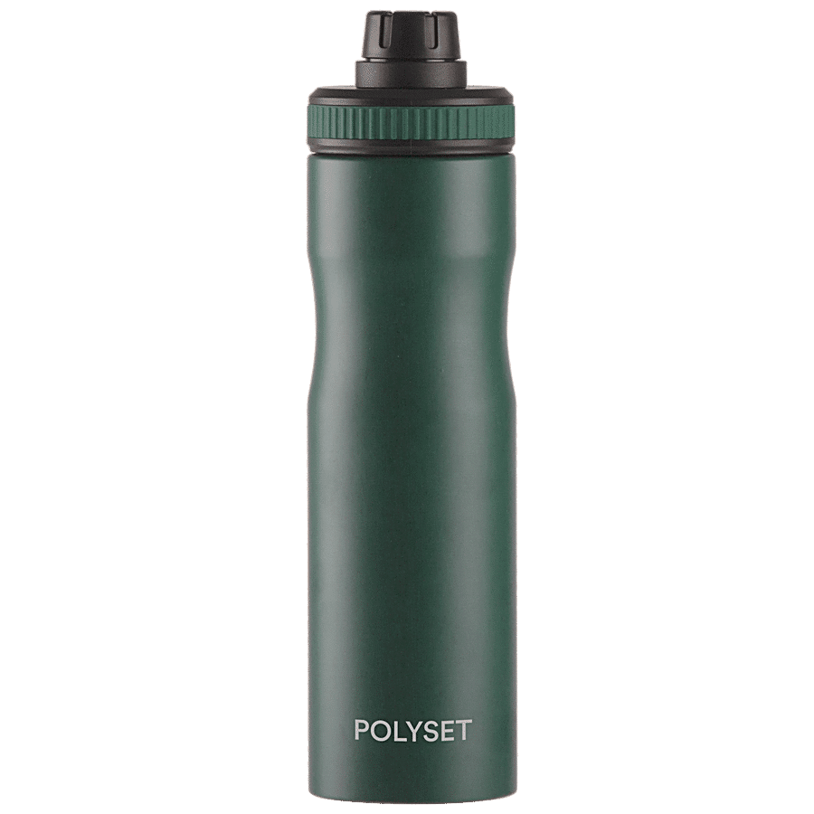 Polyset Mars Single Walled Stainless Steel Bottle - Green