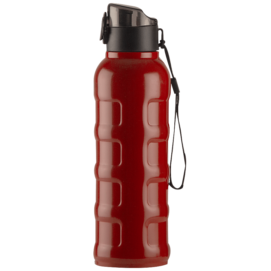 Polyset Ryder Single Walled Stainless Steel Bottle - Red