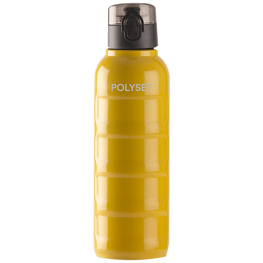 Polyset Ryder Single Walled Stainless Steel Bottle - Yellow