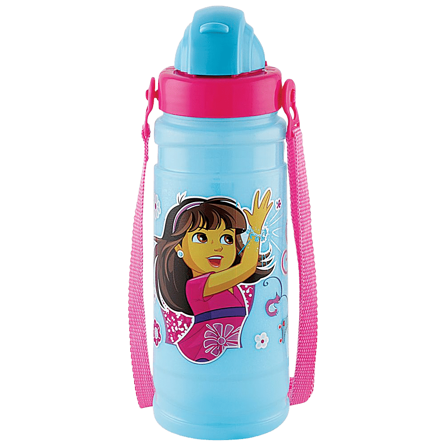 Pratap Happy Champ Dora & Friends Plastic Water Bottle - Leakproof