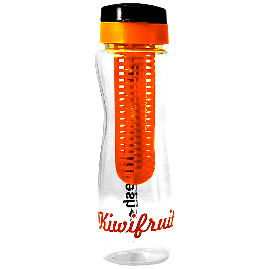 Saura Belbott Infuser Plastic Water Bottle - Orange