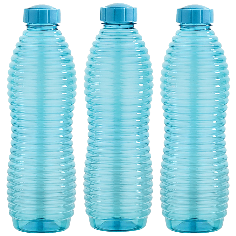 Saura Belly PET Water Bottle - Blue