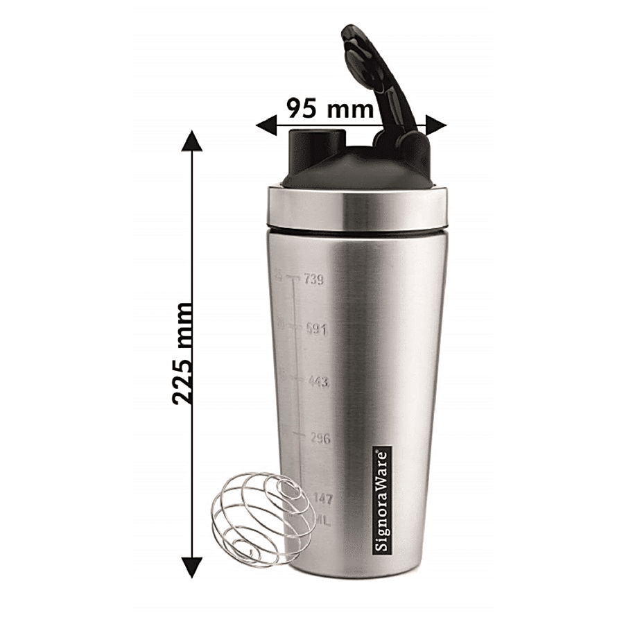 Signoraware Charger Shaker Steel -Silver