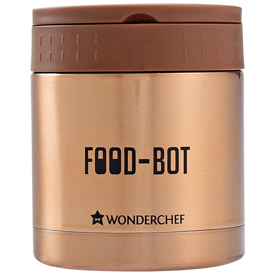 Wonderchef Food-Bot Stainless Steel Tiffin - Vacuum Insulated