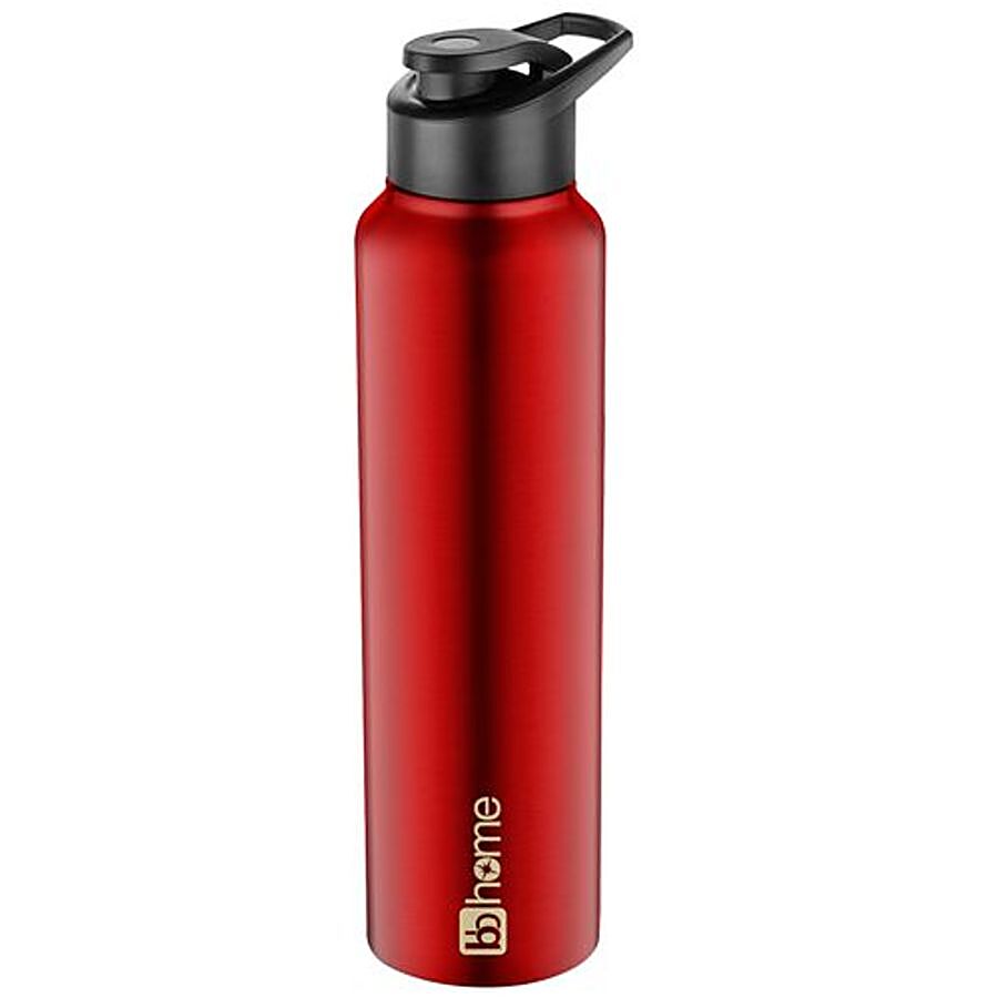 bb home Frost Stainless Steel Water Bottle With Sipper Cap - Dark Red