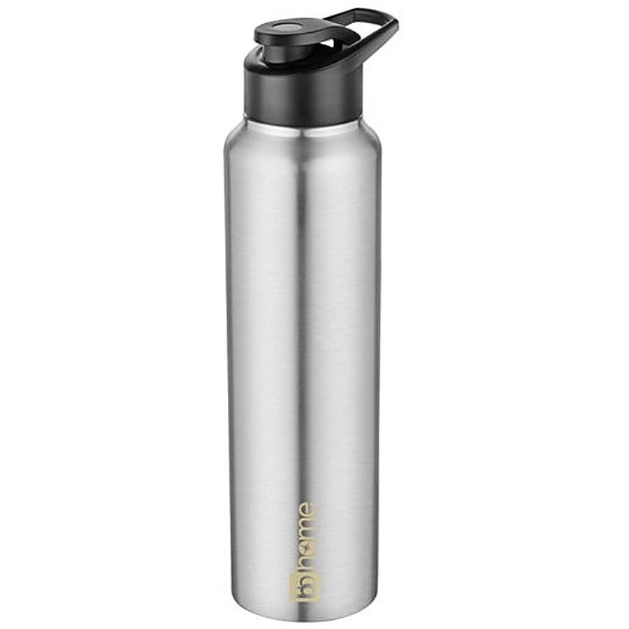 bb home Frost Stainless Steel Water Bottle With Sipper Cap - Steel Matt Finish